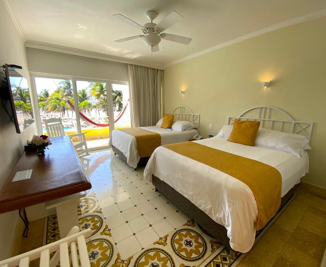 Hotel Las Americas Casa De Playa Cartagena Exteriör bild